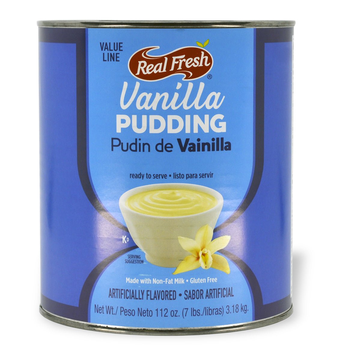 Large-Sized 112-Ounce Vanilla Pudding in #10 Can (Case of 6)