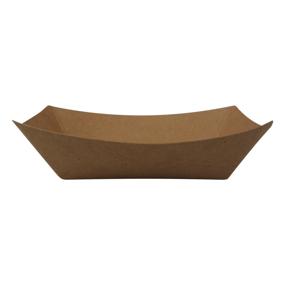 High - Quality Kraft One - Pound Paper Food Serving Trays