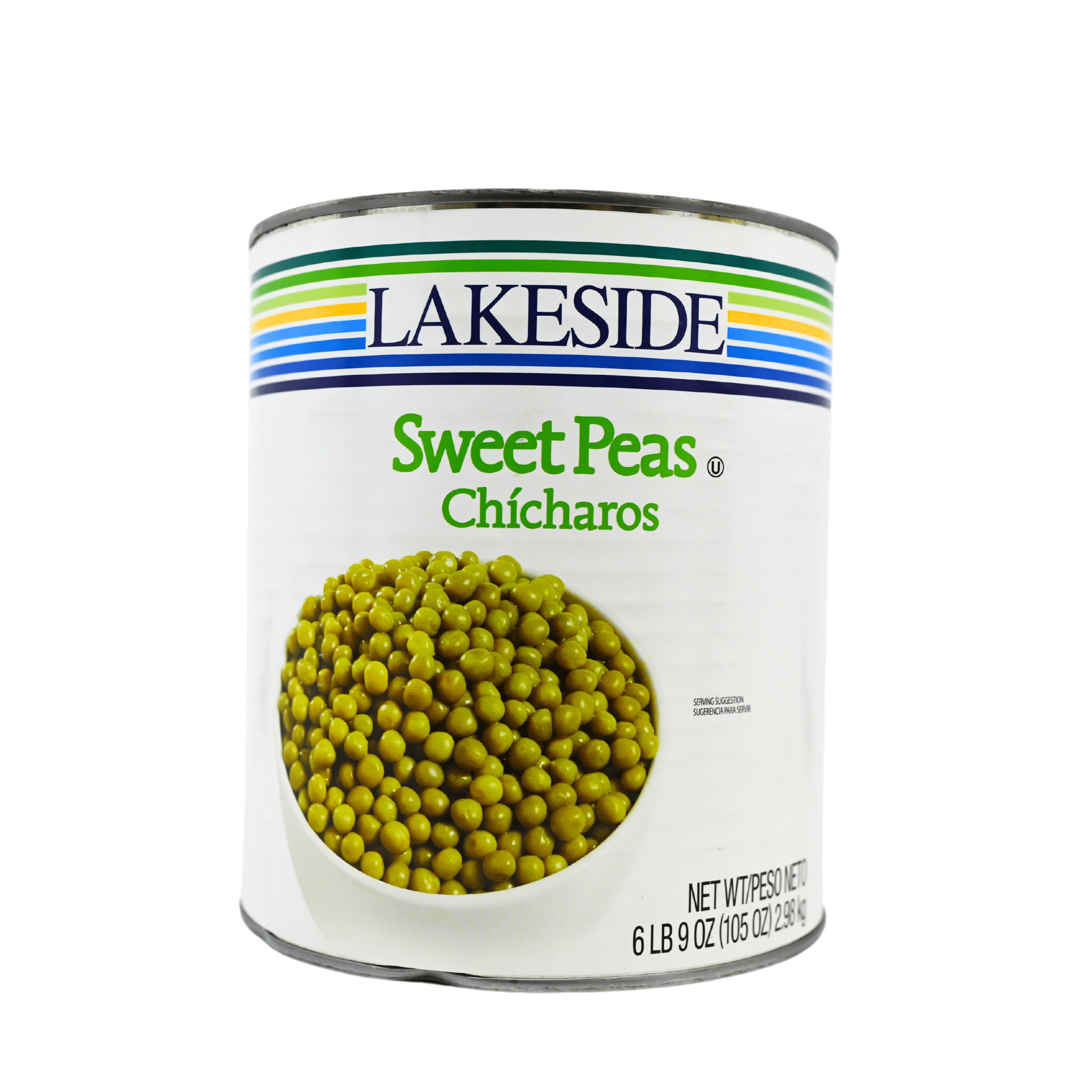 High - Performance Green Peas in a Large #10 Can