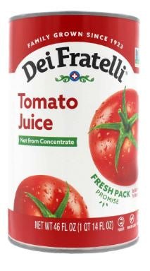 Dei Fratelli 46-Ounce Canned Tomato Juice for Professional and Commercial Foodservice