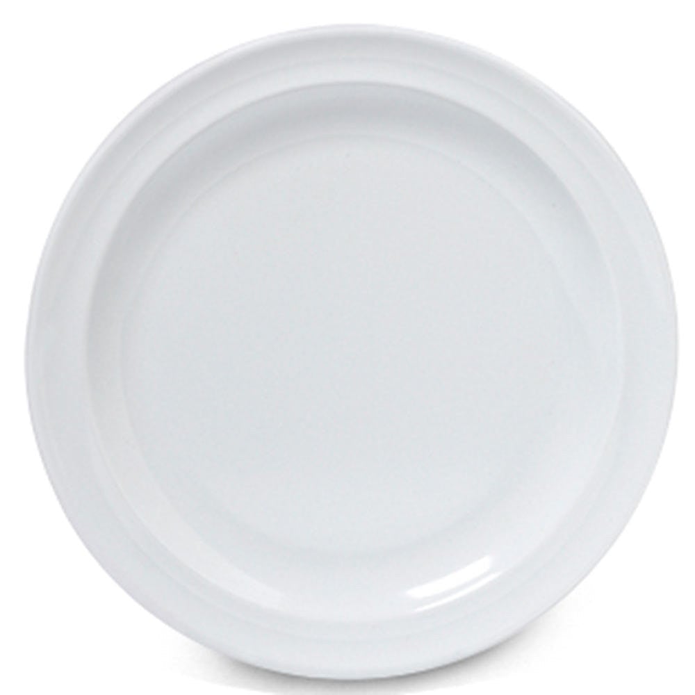 G.E.T. White 10.25-Inch Supermel Dinner Plate for Commercial Use