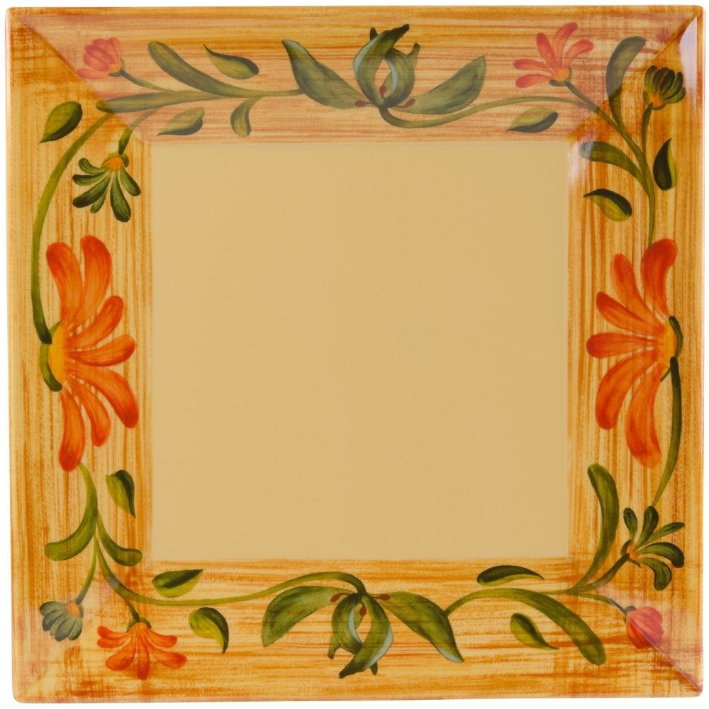 G.E.T. 12-Inch Square Venetian Melamine Serving Plate