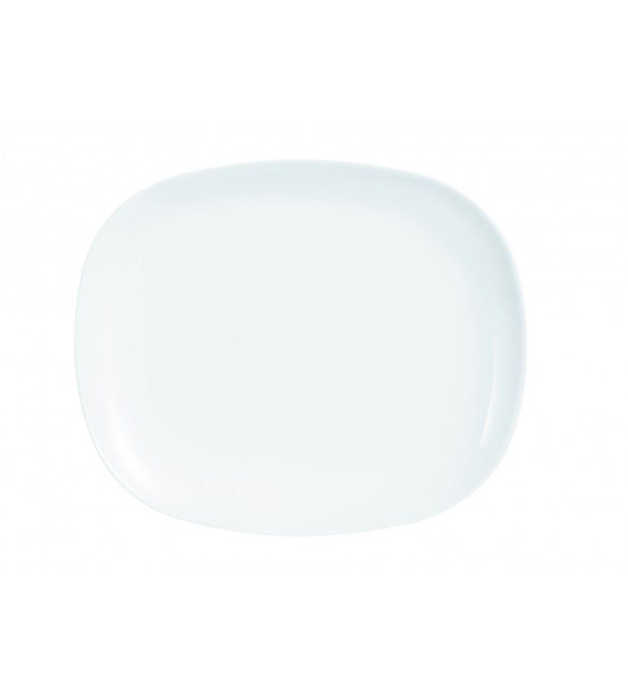 Cardinal Evolutions N9403 White Rectangular Commercial Kitchen Plate Measuring 11 Inches by 9 Inches