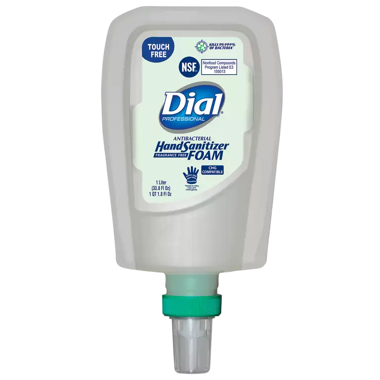 Dial 1L Touch-Free FIT Universal Antibacterial Foam Hand Sanitizer Refill