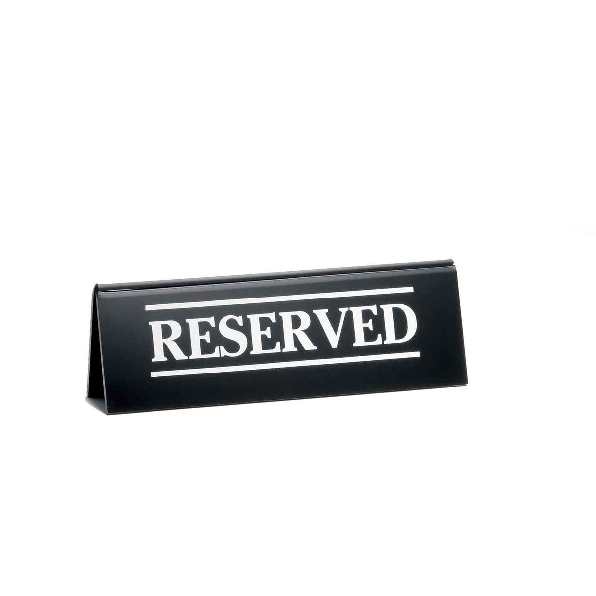 Tablecraft 2060A High - Quality Acrylic Reserved Table Tent Display for Foodservice