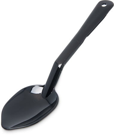 Carlisle 441003 11-Inch Black Durable Solid Foodservice Spoon