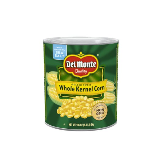 Golden Sweet Premium Whole Kernel Corn in a Large #10 Can for Commercial Use