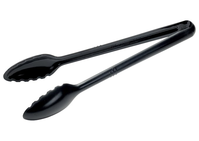 Winco CVST-12K 12-Inch Black Polycarbonate Food Service Serving Tongs