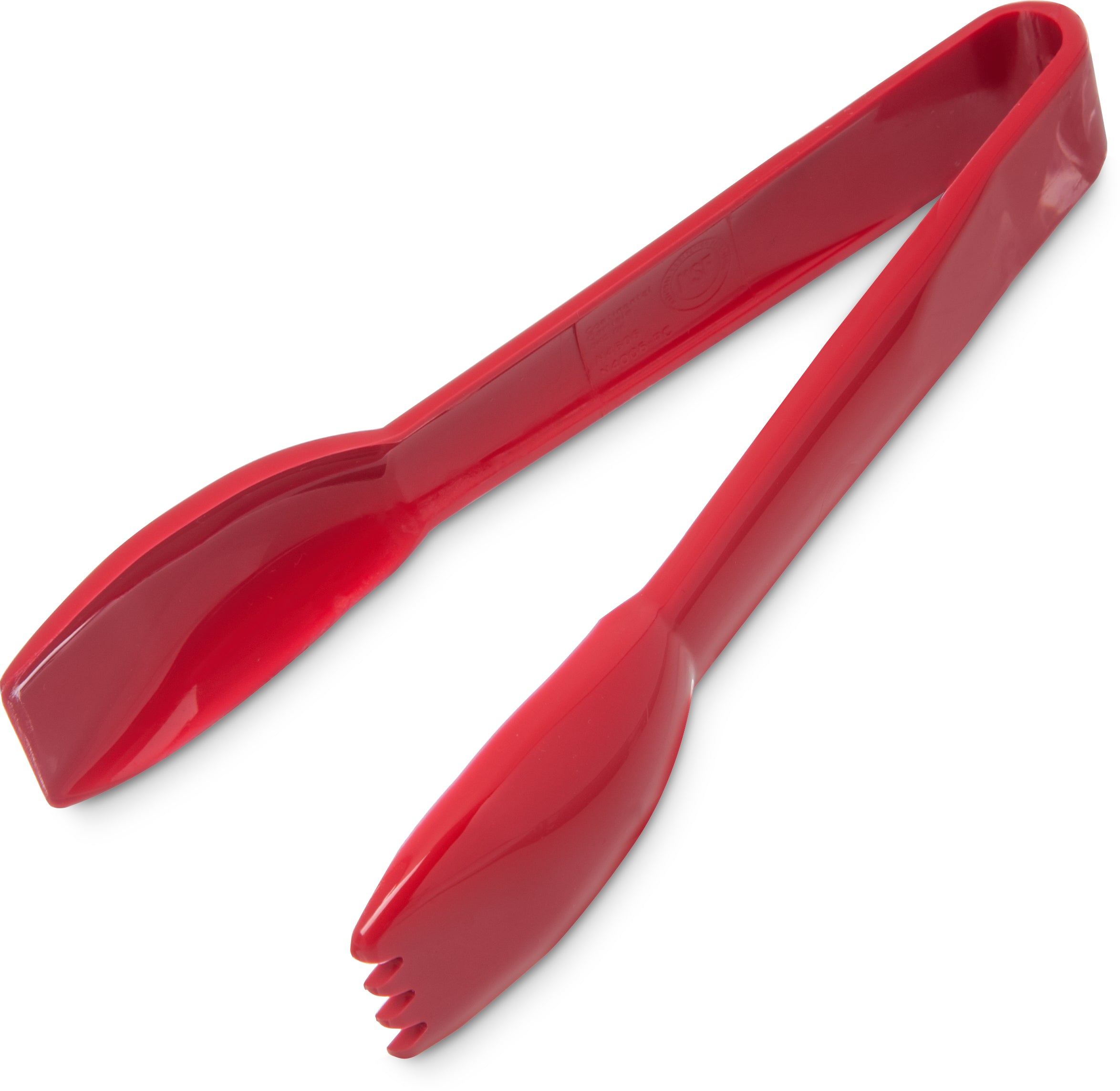 Carlisle Professional 6.25 - inch Red Acetal Salad Tongs for Commercial Foodservice (Model 460605)