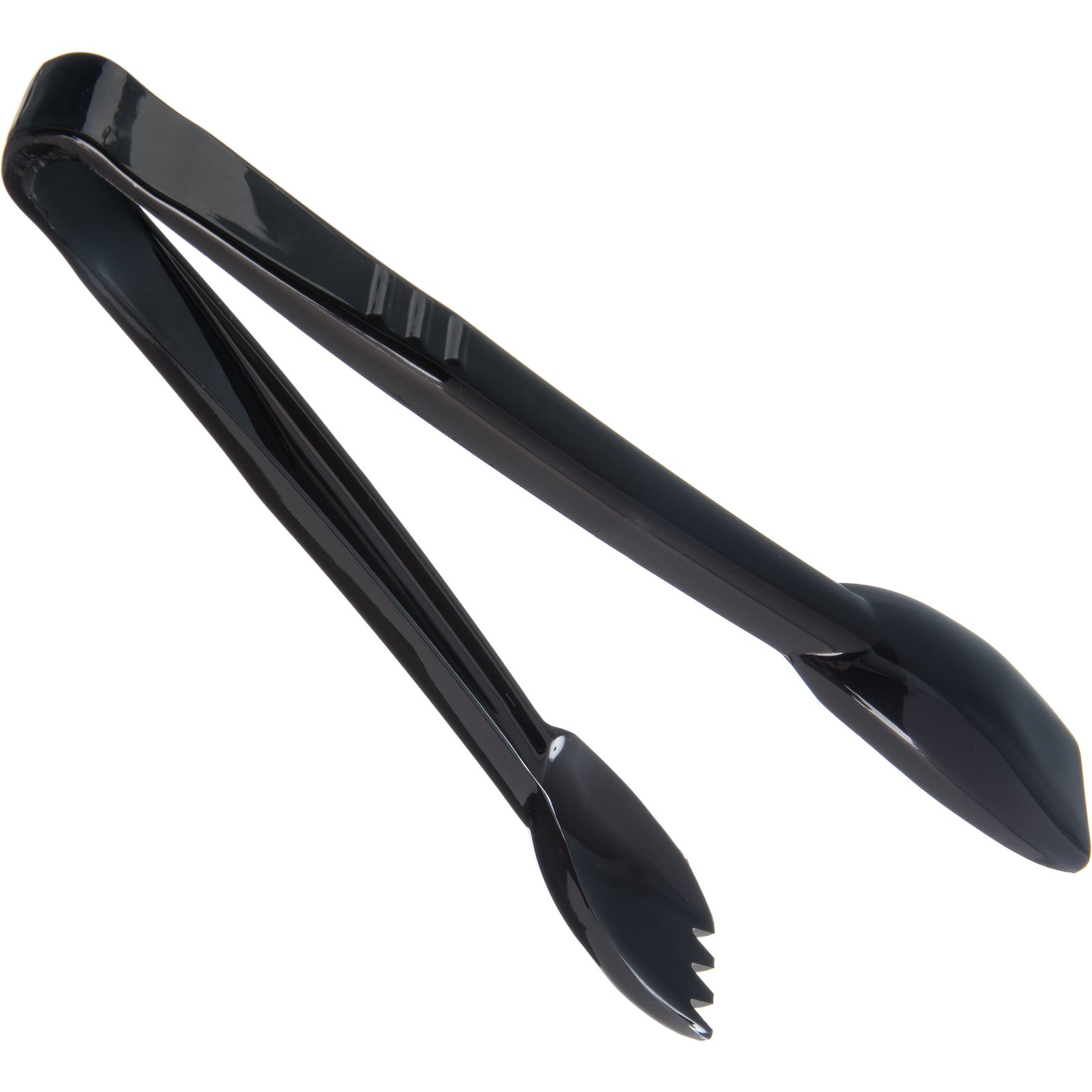 Carlisle 460903 Nine-Inch Black Plastic Salad Serving Tongs