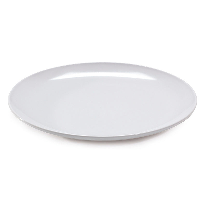 G.E.T. White 18-Inch Round Melamine Sciliano Display Plate for Foodservice