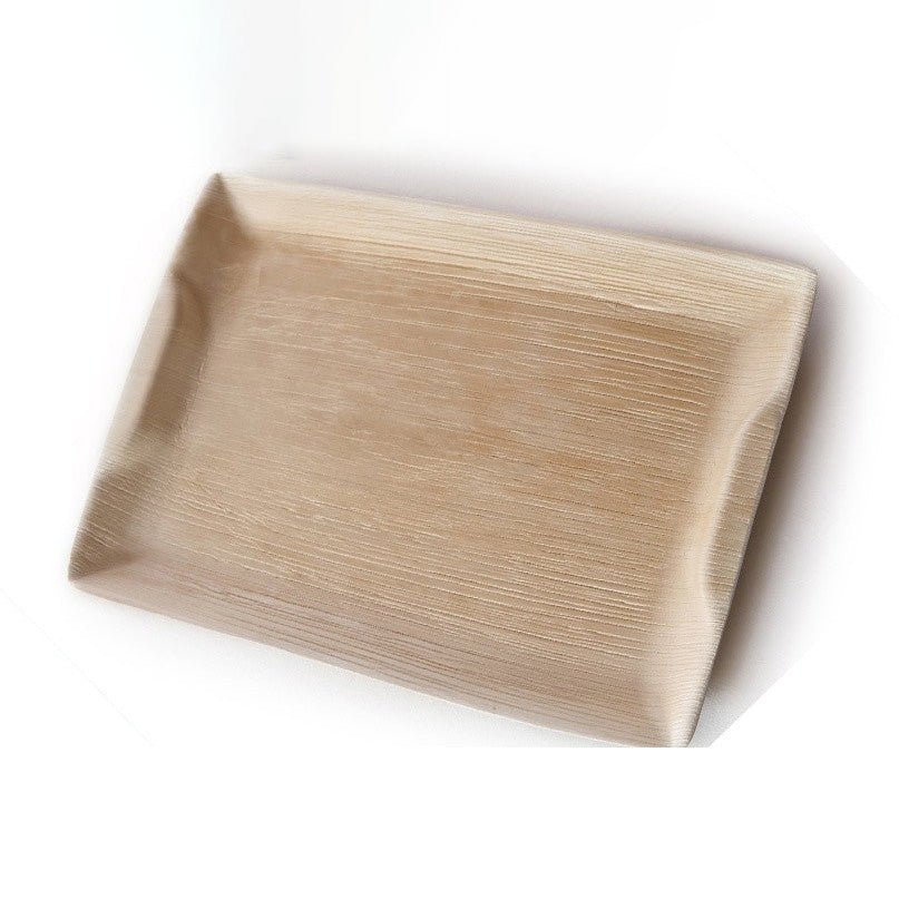 Eco - friendly Leafware LW10T 10X14 Disposable Platters for High - performance Foodservice