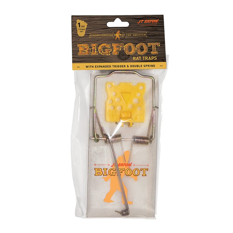 JT Eaton 401 BIGFOOT Expanded Trigger Rat-Sized Snap Trap for Commercial Use