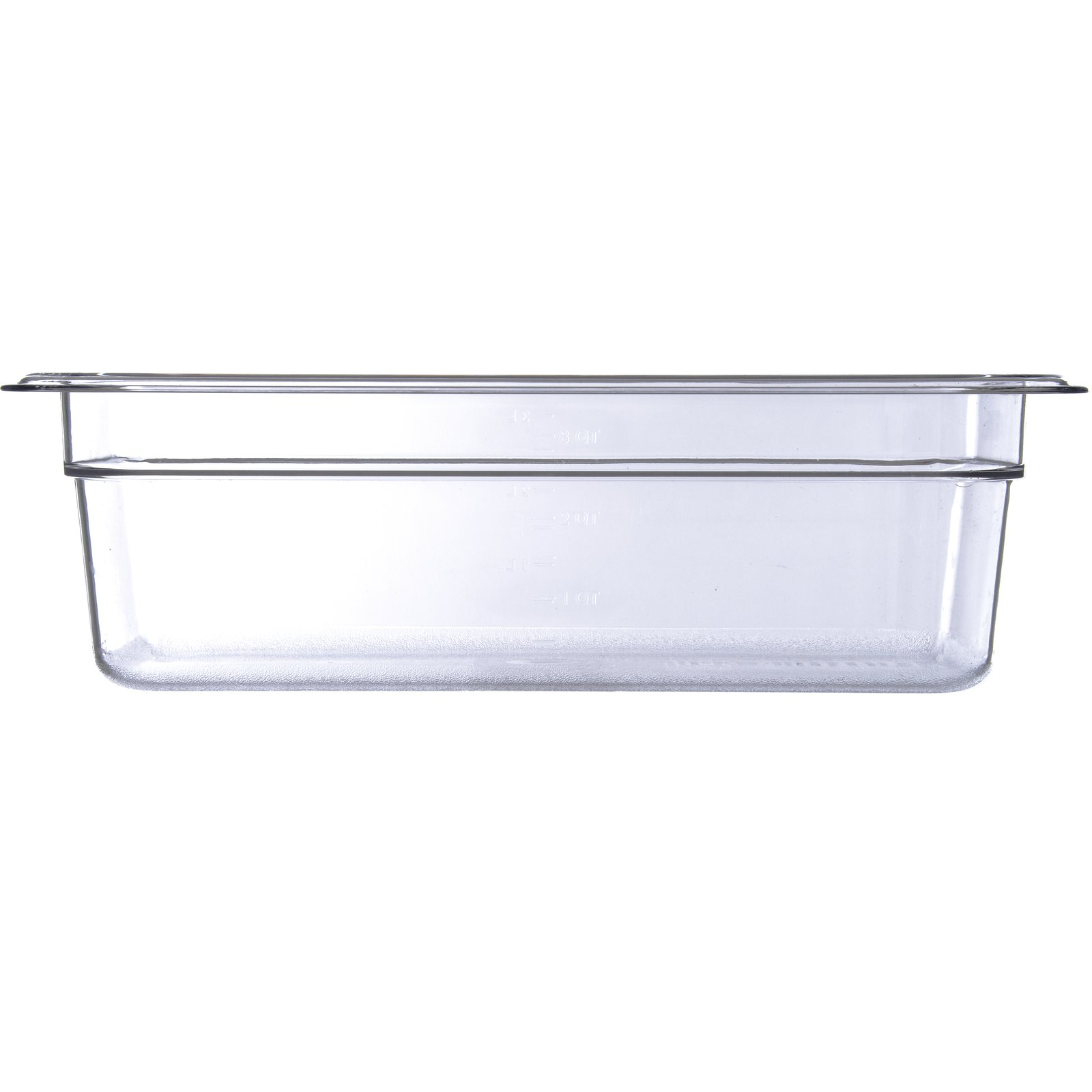 Carlisle StorPlus 3066107 1/3-Size Transparent 4-Inch Deep Food Storage Pan