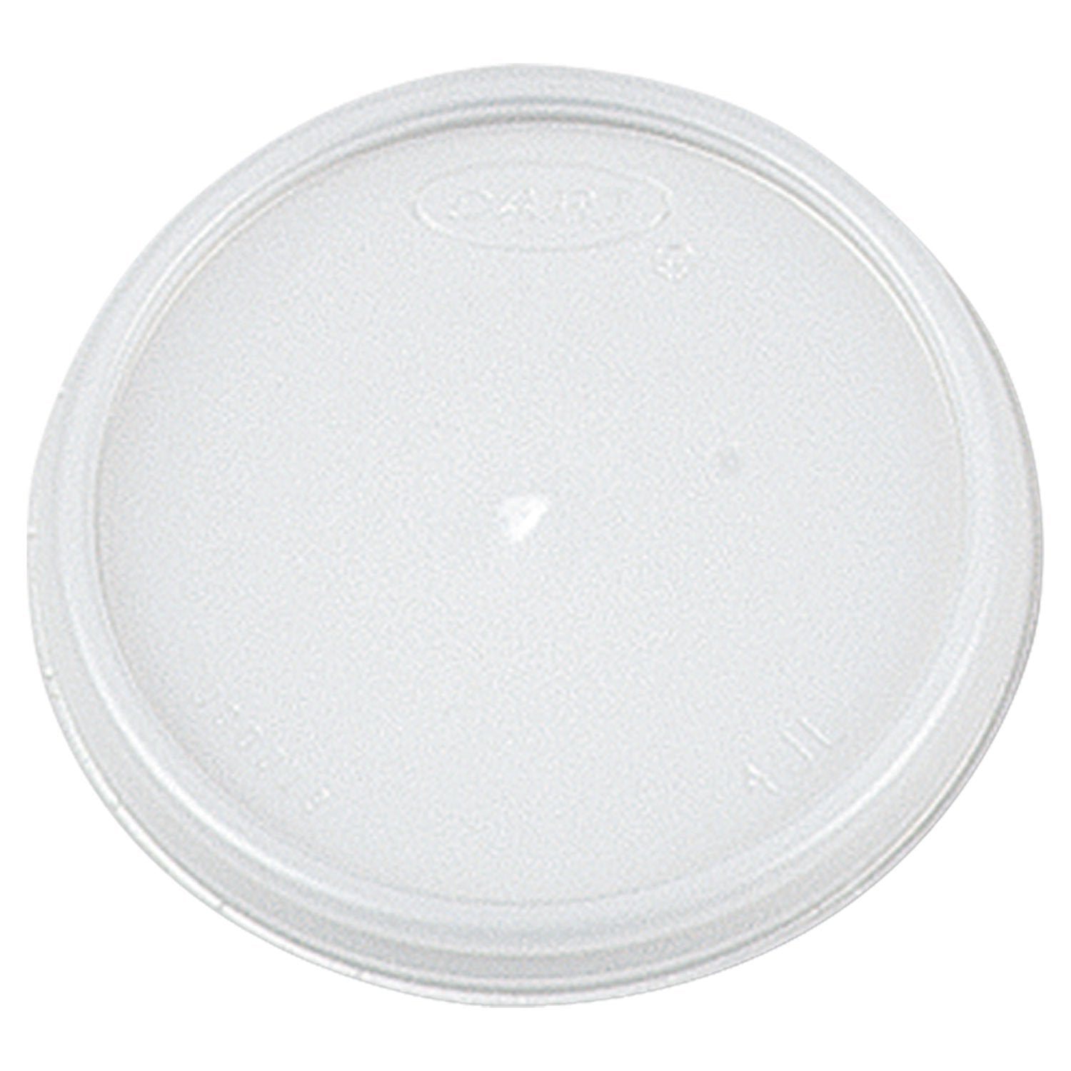 High - Performance Dart 4JL Translucent Vented Plastic Lids for Foodservice
