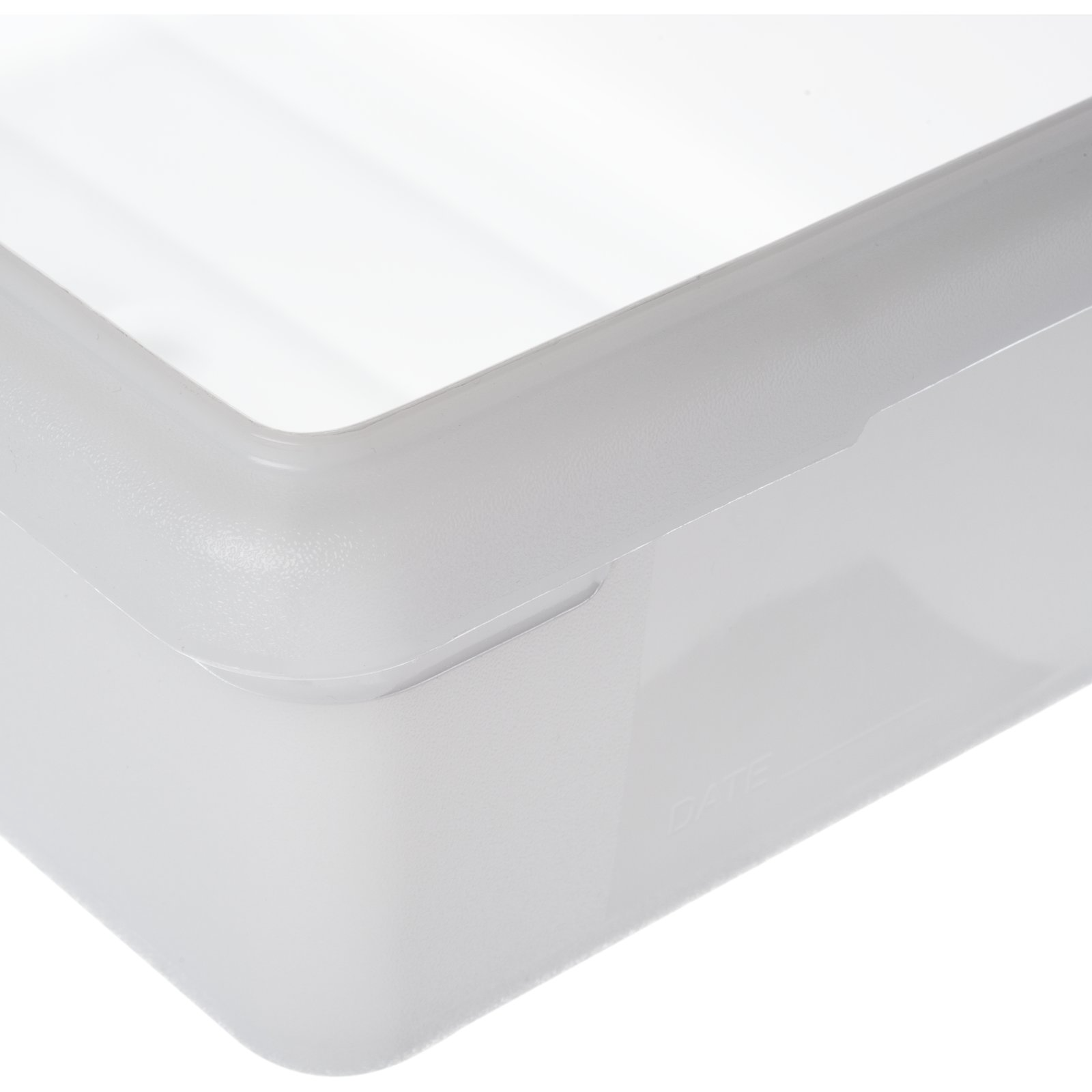 Carlisle 12X18X6 White Polyethylene Food Storage Box Storplus