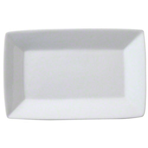 Vertex ARG - R20 Bright White Ceramic 11 X 7 - 1/8 Rectangle Plate