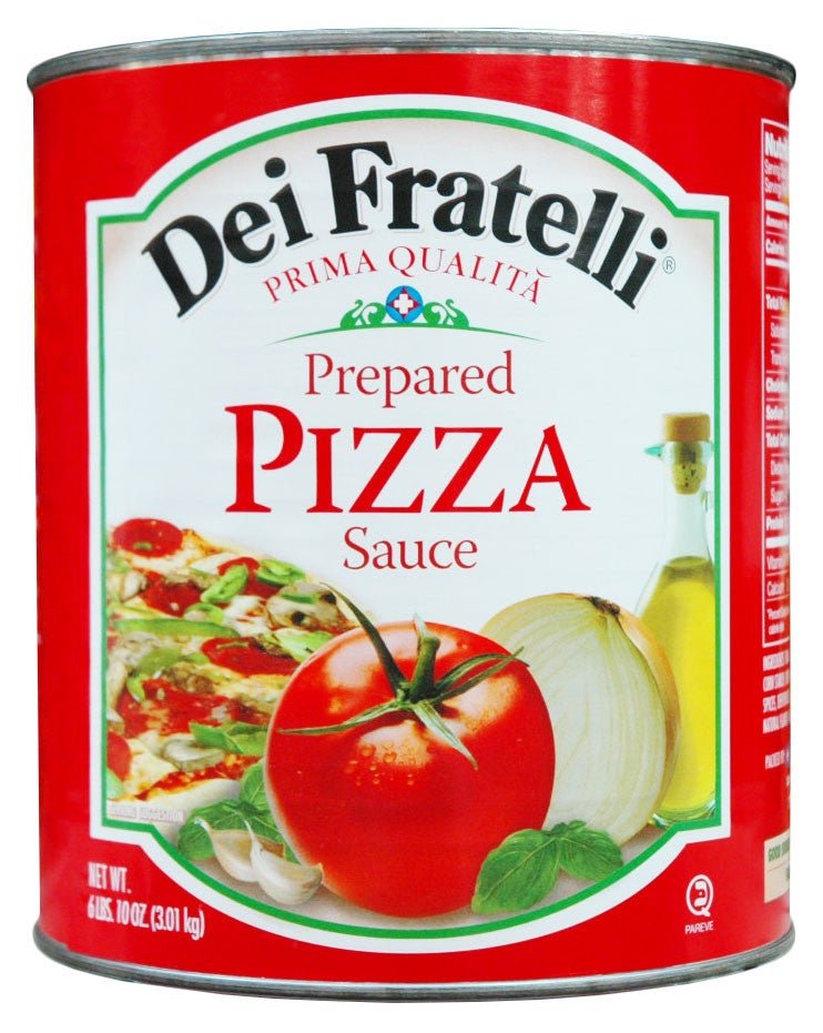 Dei Fratelli Premium Prepared Pizza Sauce - 106 Ounces in a Large #10 Can for Commercial Use