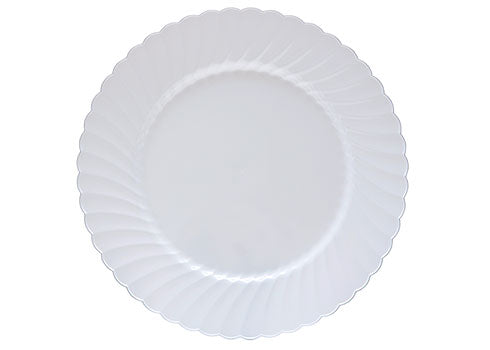 WNA CW10144W Classicware 10.25-Inch Premium White Heavy-Duty Disposable Plates for Commercial Use