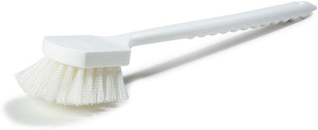 20-Foot White Carlisle Hand Scrub Brush for Commercial Kitchens