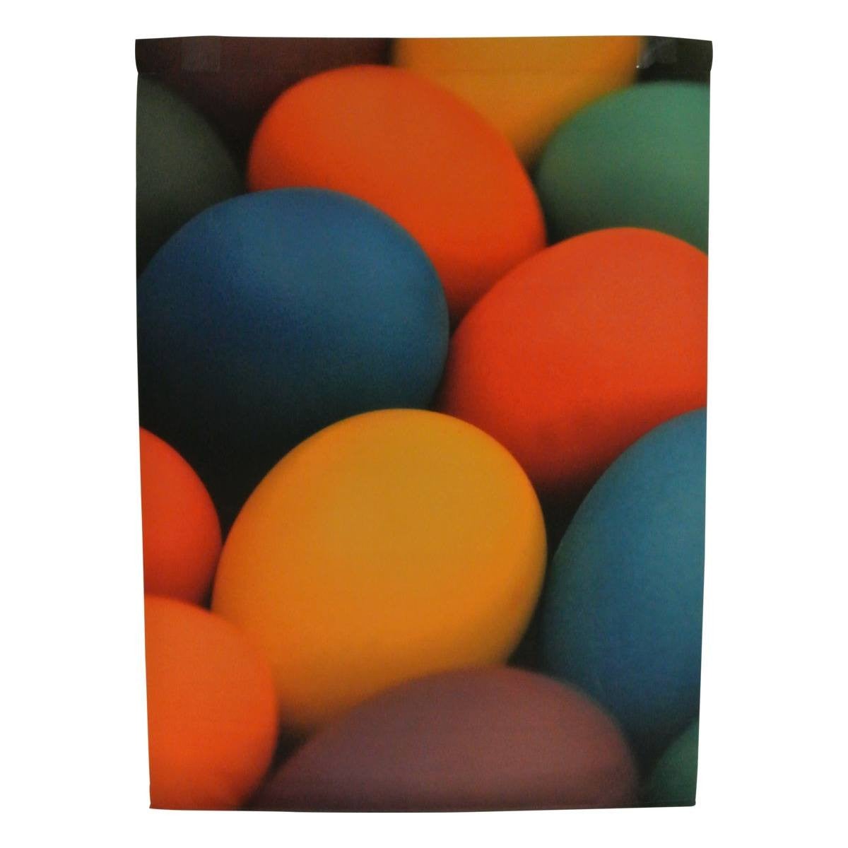 40 x 28-Inch Colorful Easter Egg Cloth Banner for Festive Decor