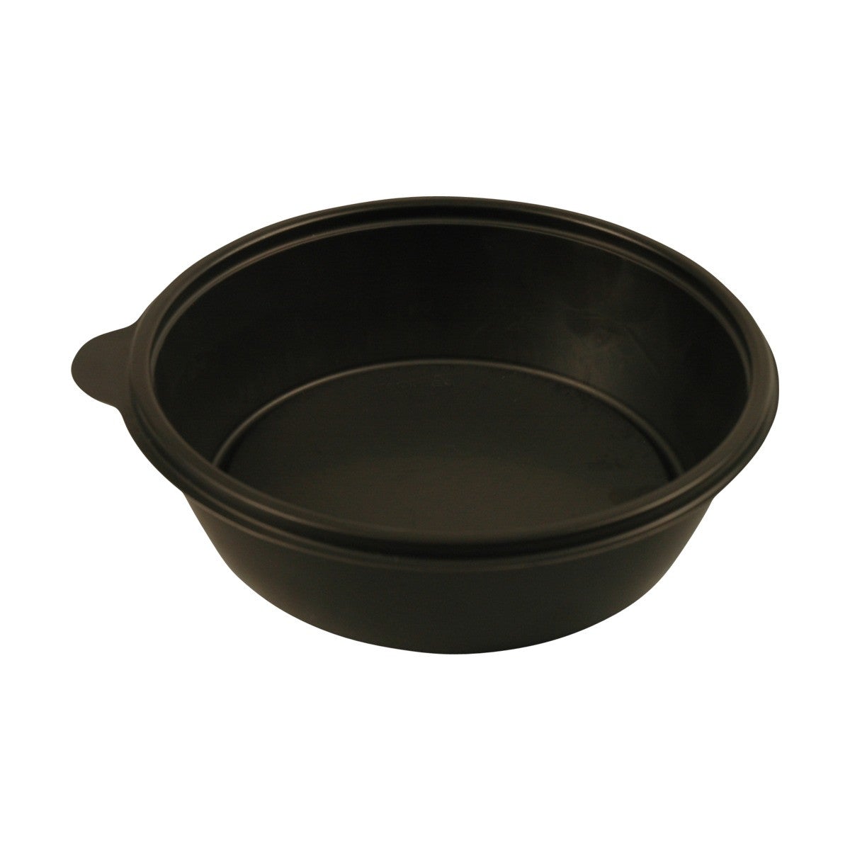 Sabert Fastpac 24 Oz Durable Black Round Bowls for Foodservice