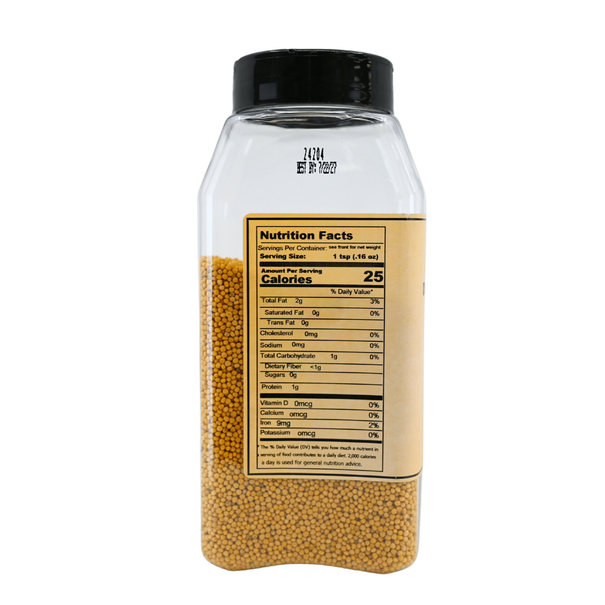 16 Ounce Castle Brand Mustard Seed for Foodservice