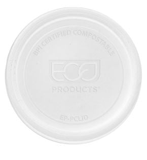 Eco-Friendly Clear Round Compostable Lid for Portion Cups by Eco-Products