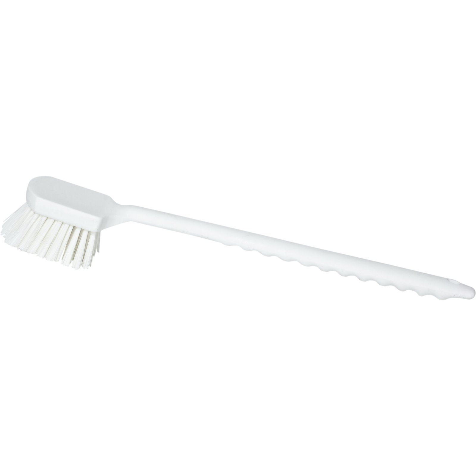 20-Foot White Carlisle Hand Scrub Brush for Commercial Kitchens