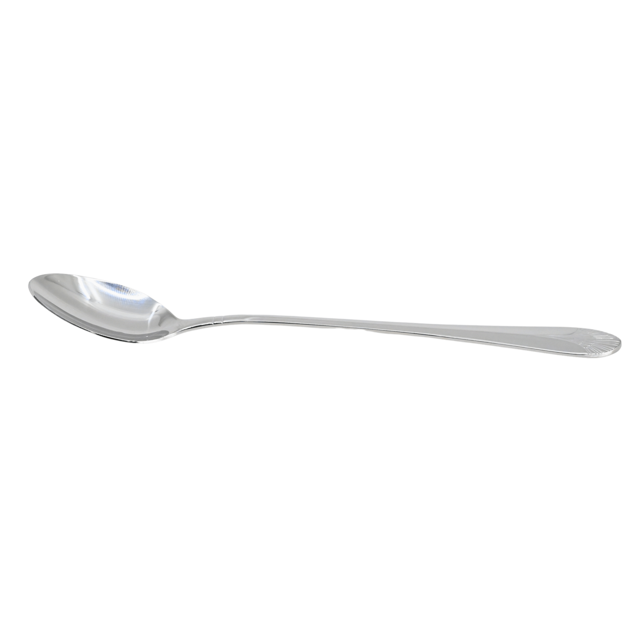 Adcraft 18/0 Stainless Steel Poppy Pattern Iced Tea Spoon for Foodservice