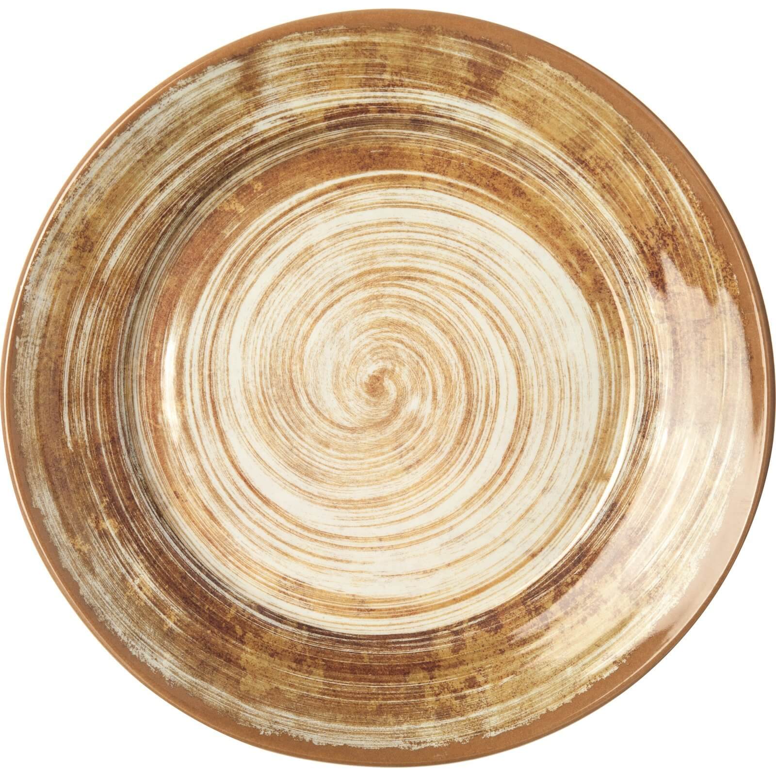 Carlisle Mingle 5400617 12.5-Inch Copper Melamine Round Charger for Professional Use