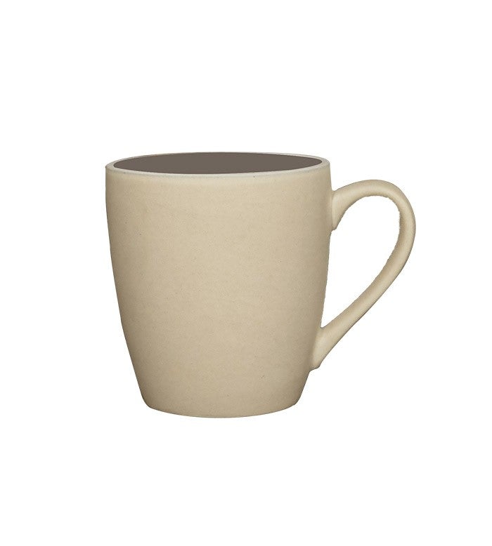 12 oz Chef and Wine Expert FK951 Geode Grey Stoneware Mug for Commercial Kitchens