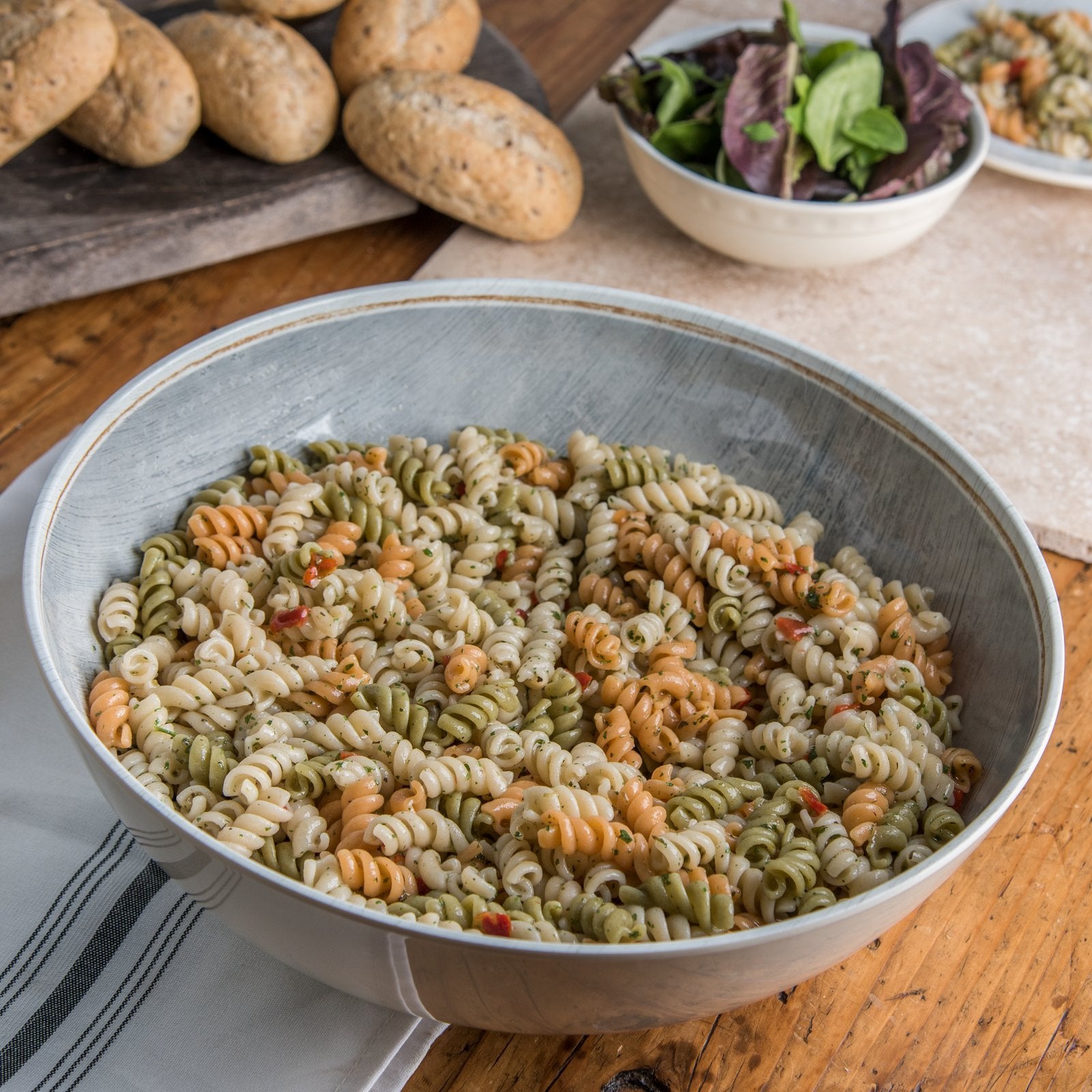 Carlisle Grove 12-Inch 5.2 Quart Smoke Melamine Serving Bowl