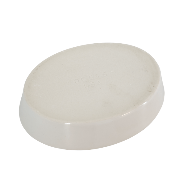 Diversified Ceramics DC548 12 oz White Oval Fort Pitt Baker for Commercial Use