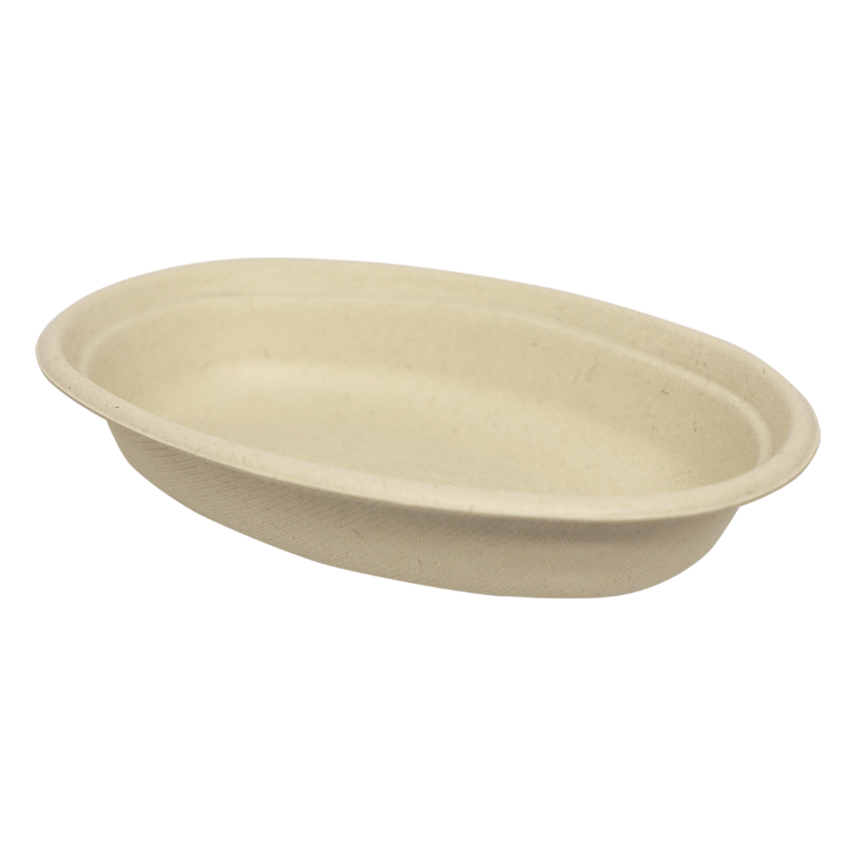 24-ounce Oval Disposable Fiber Food Service Bowl by World Centric