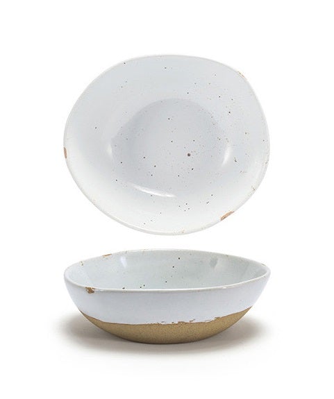 7-Inch FOH DBO163BEP22 Artefact Round Porcelain Bowl in Ash Color for Commercial Kitchens