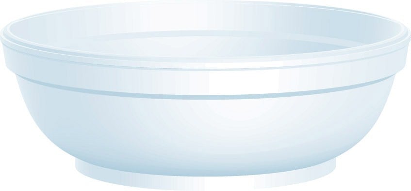 Disposable 6 Oz White Foam Food Service Bowl - Dart 6B20