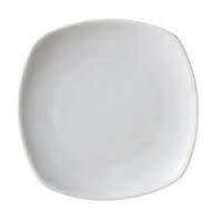 Vertex AV - 20 Eleven - Inch Square Ventana Coupe Porcelain Plate for Foodservice