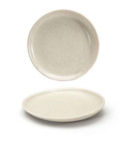FOH DAP076MUP23 Durable 6-Inch Round Mushroom Porcelain Plate