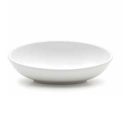 FOH Commercial 7 - Foot Ellipse - Shaped Slanted Bowl DBO128WHP23 for Professional Foodservice