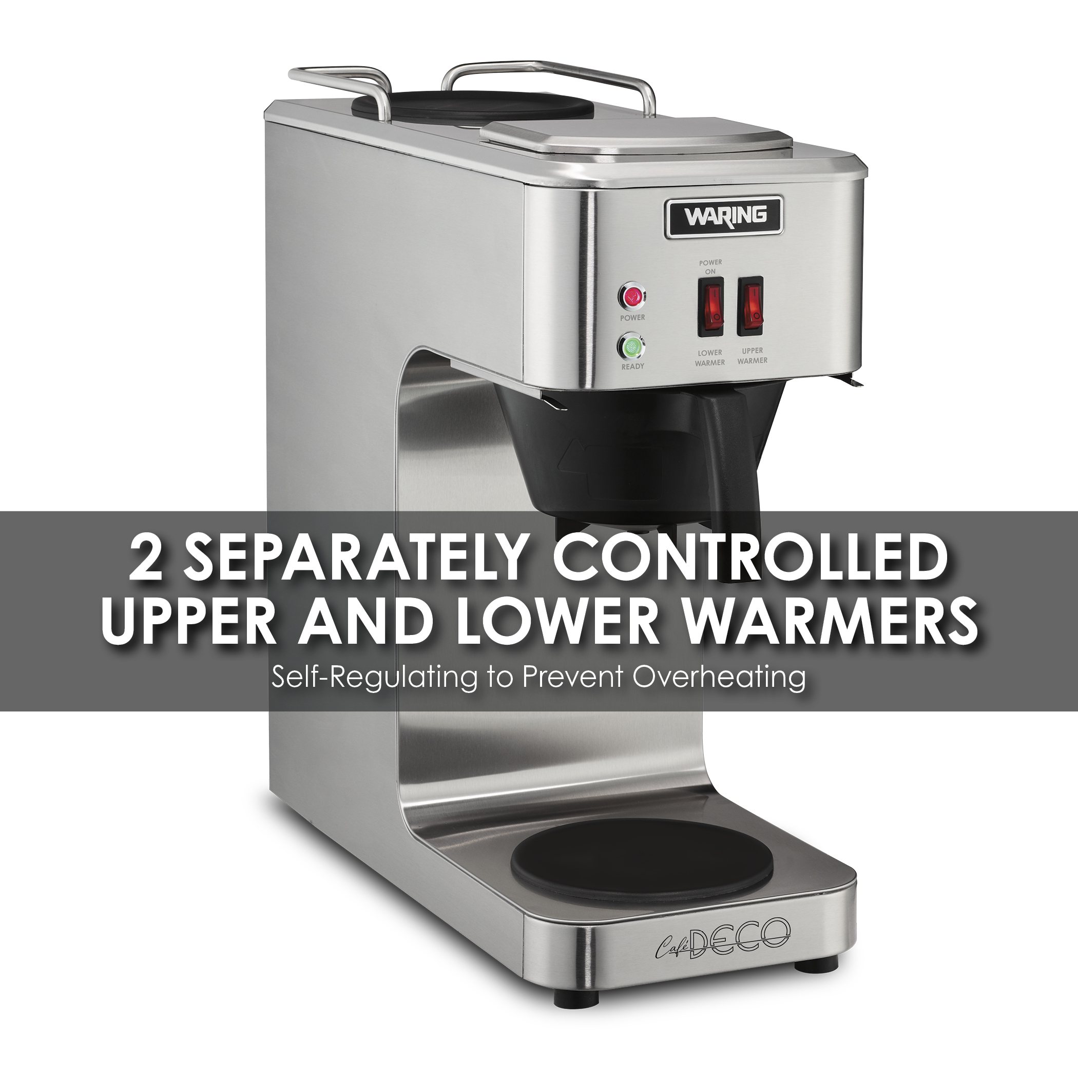 Durable and Efficient Waring WCM50 Cafe Deco Pour-Over Coffee Brewer