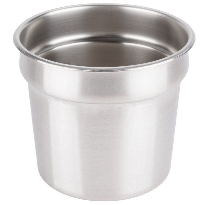 Vollrath 78184 7.25 - quart Satin - finish Stainless Steel Vegetable Inset for Efficient Foodservice