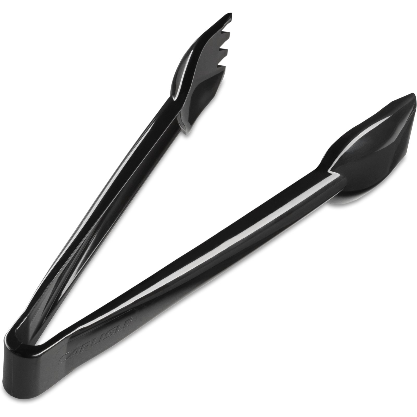 Carlisle 460903 Nine-Inch Black Plastic Salad Serving Tongs