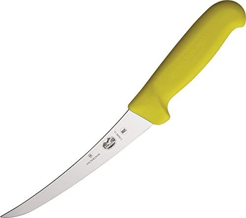 Victorinox 6-Inch Semi-Stiff Yellow Boning Knife for Foodservice, Model 5.6608.15