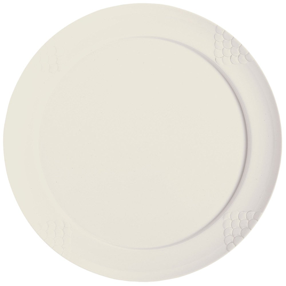 G.E.T. Ivory 18-Inch Sonoma Round Melamine Plate for Foodservice