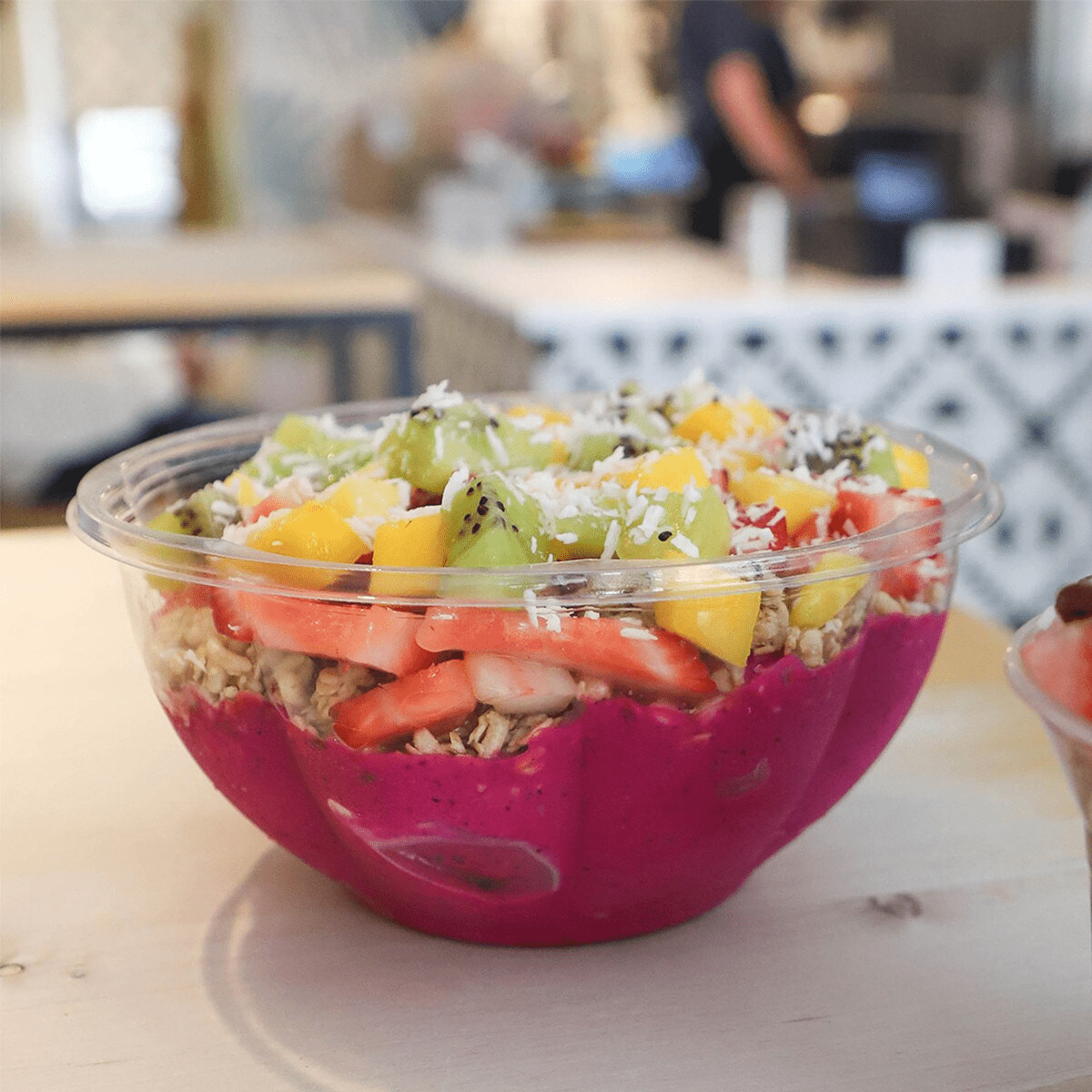World Centric 24 oz Clear 6.7-inch Durable and Eco-friendly Salad Bowl