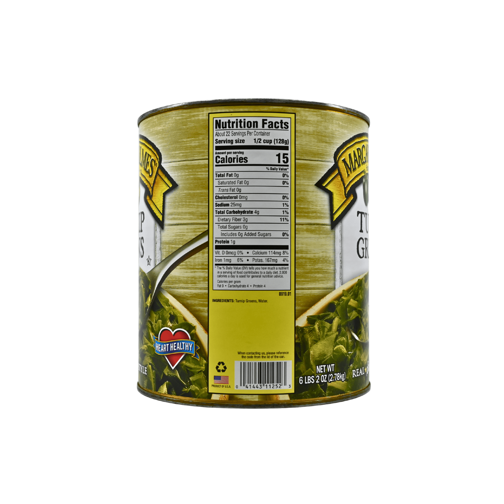 High - Quality Canned Turnip Greens in #10 Size