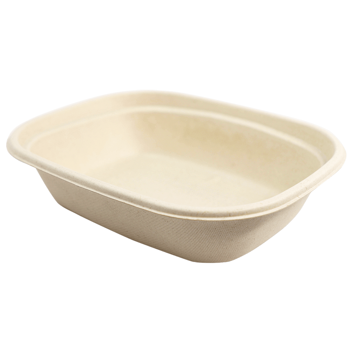 World Centric CT - SC - U2 32 oz Compostable Plant Fiber Food Container 8.8 x 6.8 x 2.25