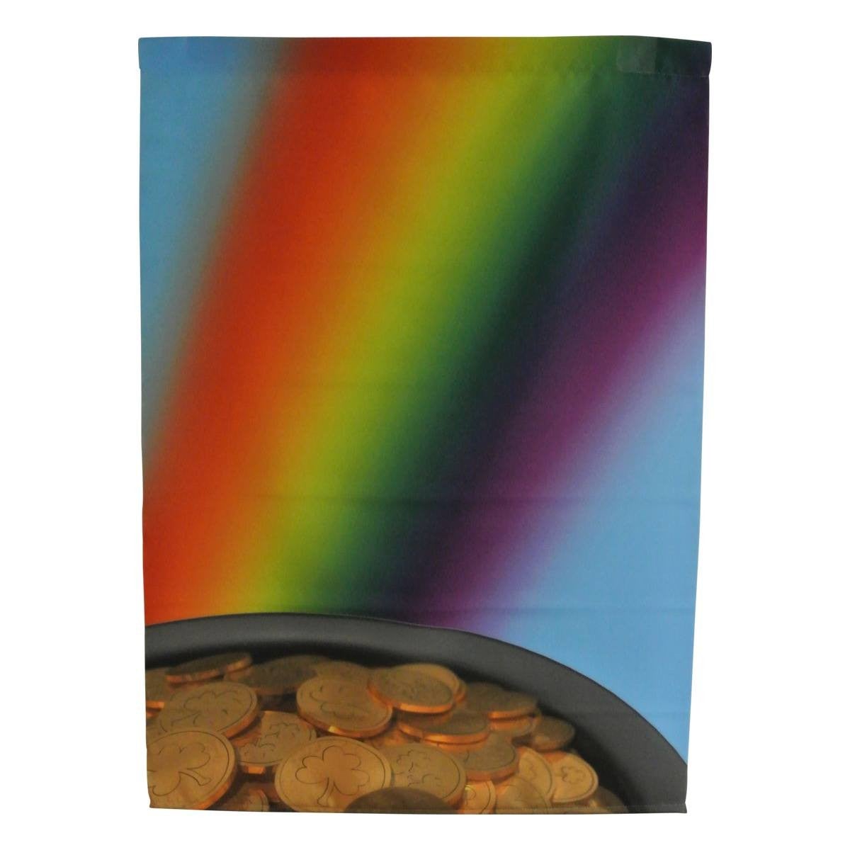 Durable 40x28 Textile Pot Of Gold Banner for Festive Decor