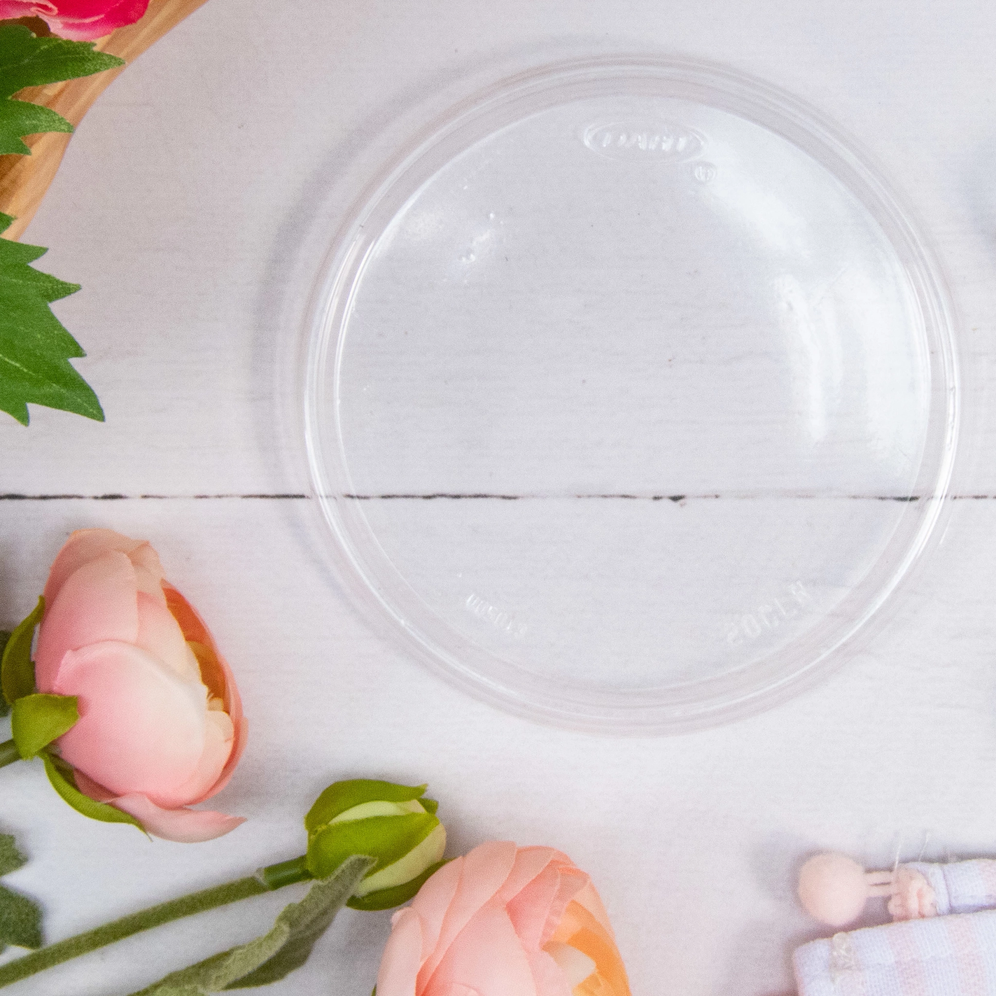 Eco-Friendly Dart 20CL Transparent Non-Vented Lid for Commercial Use
